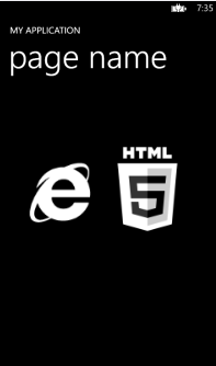 Windows Phone HTML5 App