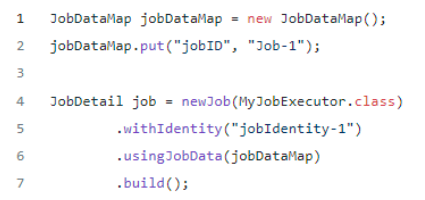 Quartz job detail kod örneği