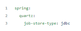 Quartz job store type